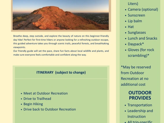 Hiking Picacho Peak
