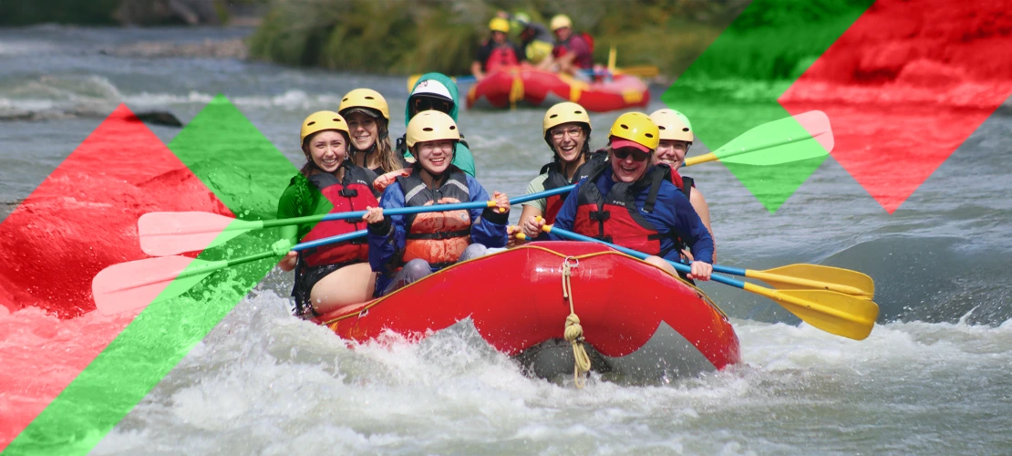 image of whitewater rafting