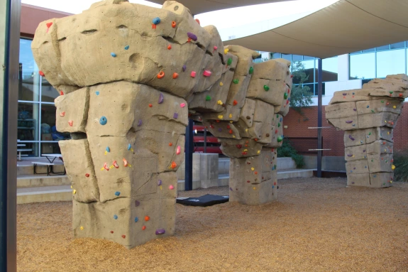Bouldering wall