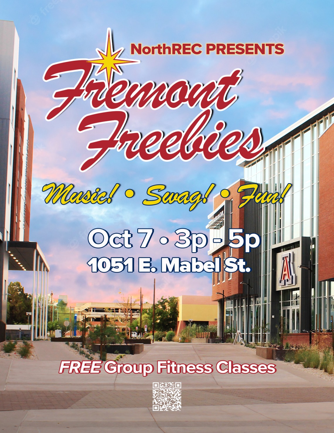 Flyer for Fremont Freebies