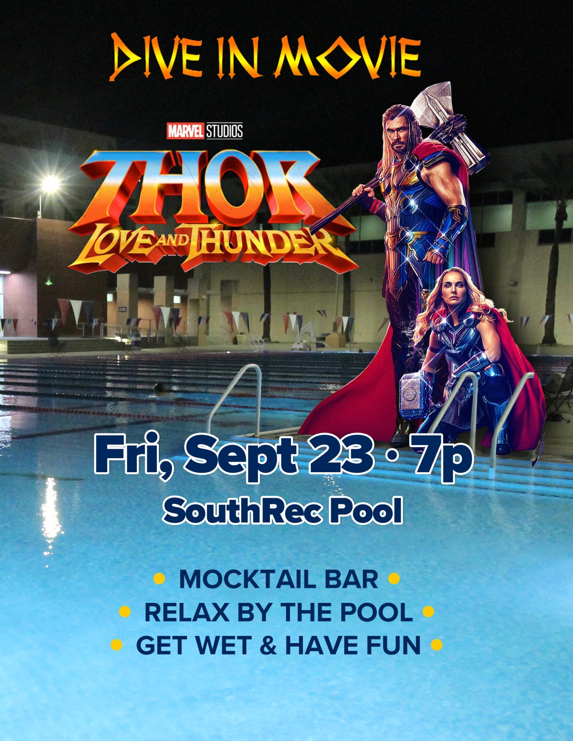 Flyer for the Dive-In movie