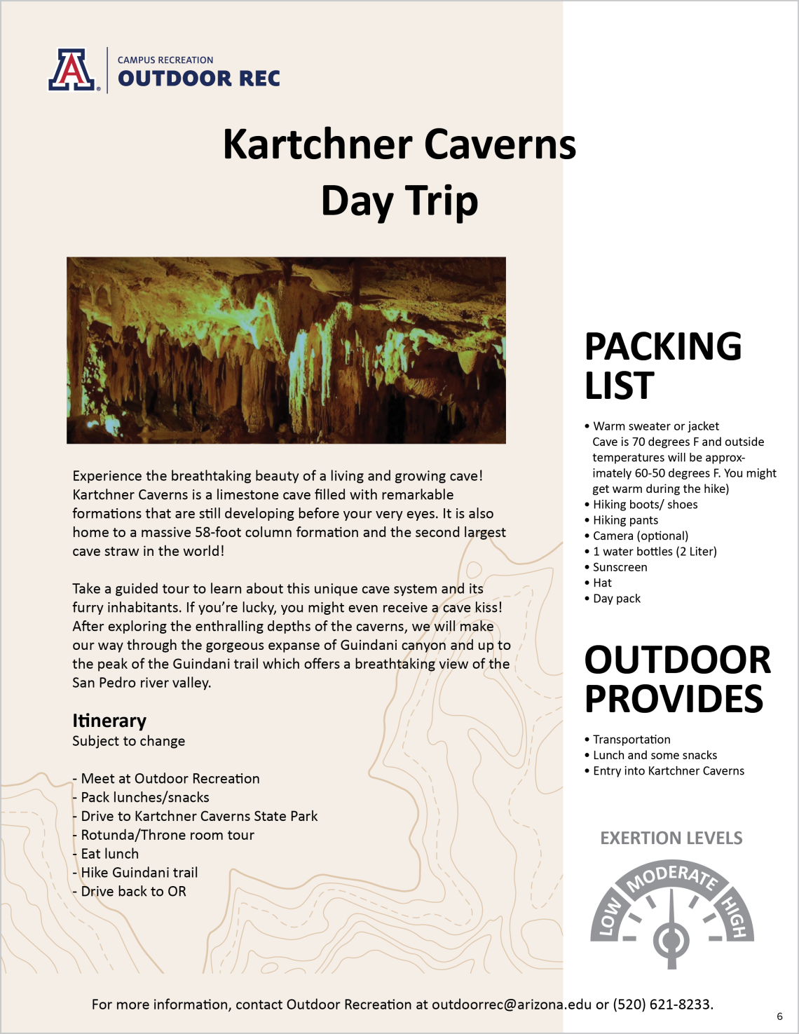 Kartchner Caverns Day Hike image