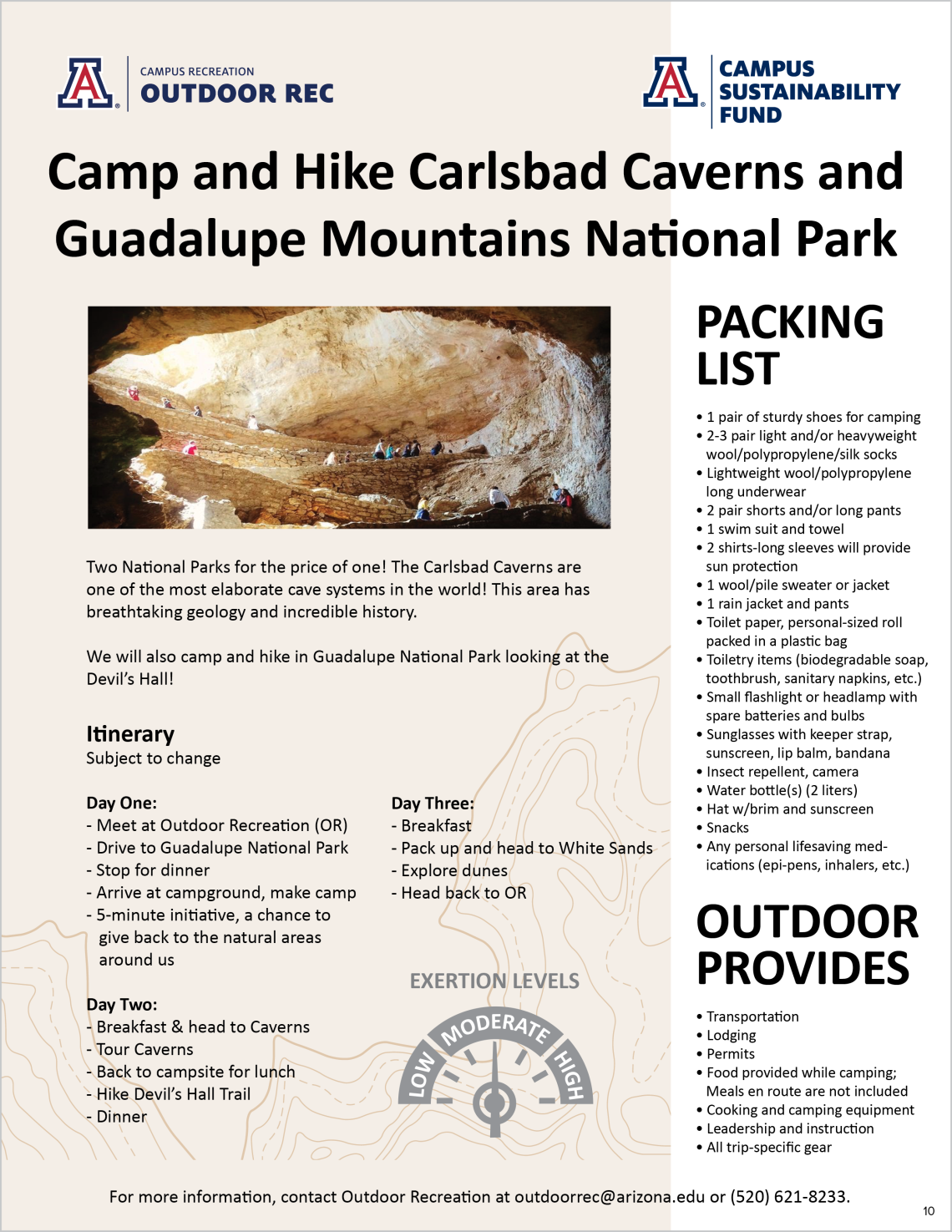 Camp and Hike – Carlsbad Caverns and Guadalupe Mountains National Park