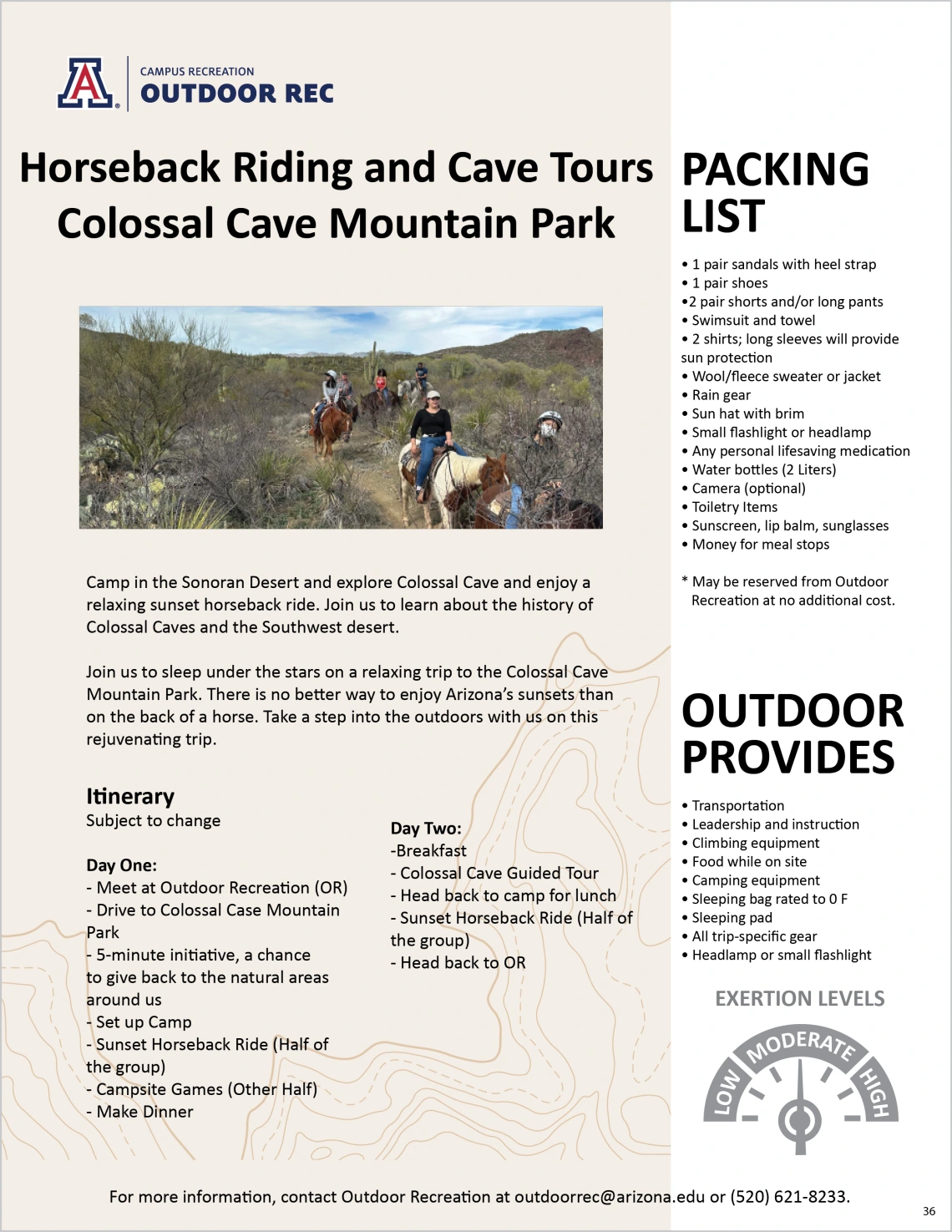 Trip Itinerary