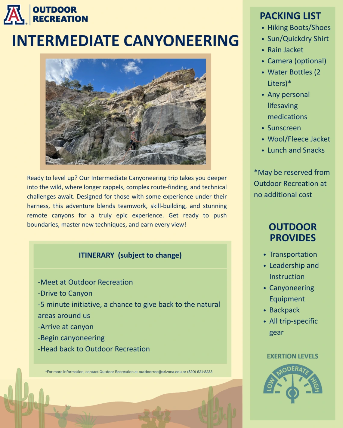 Intermediate Canyoneering