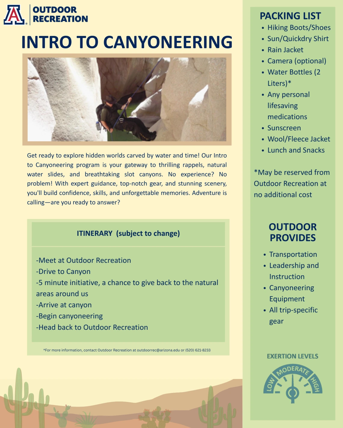 Intro to Canyoneering