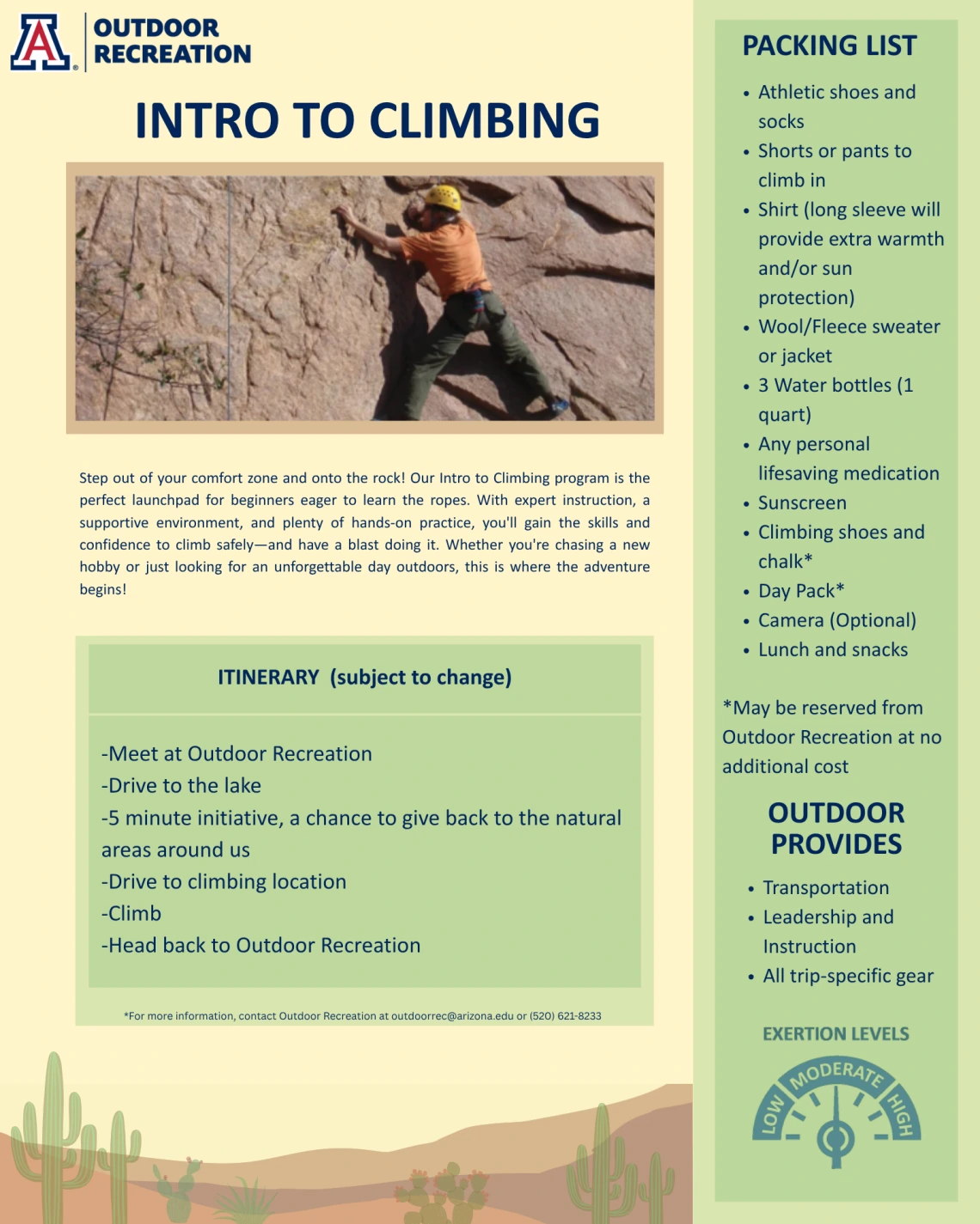 Intro to Climbing