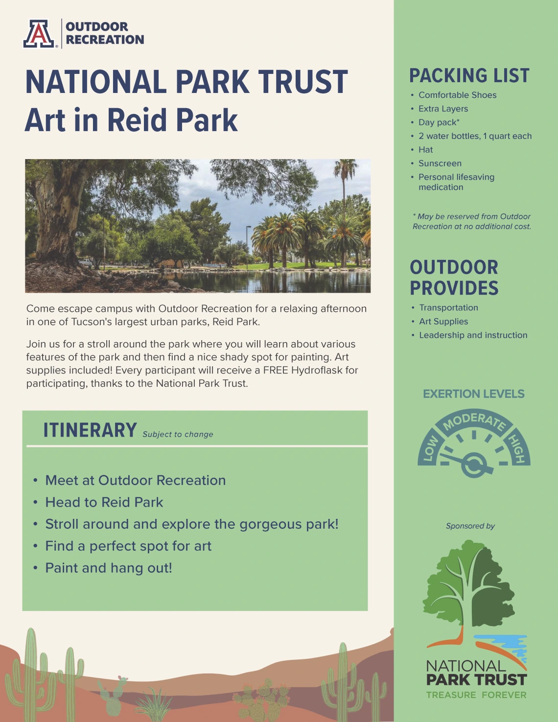 National Park Trust: Art in Reid Park