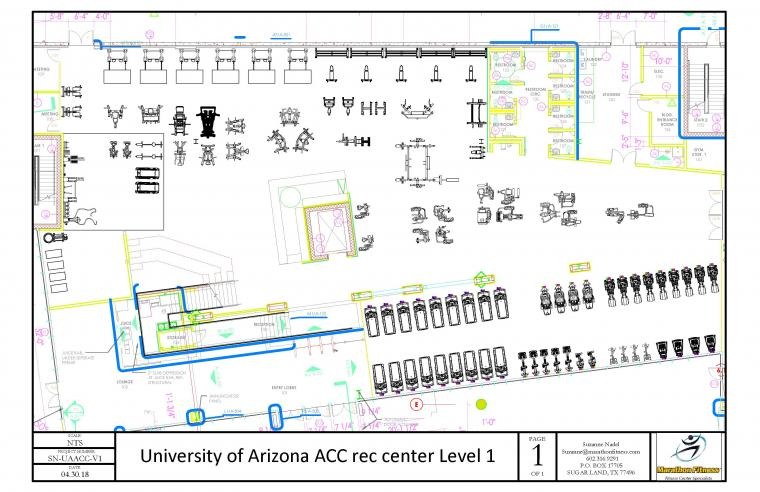 University of Arizona ACC Rec Center Level 1