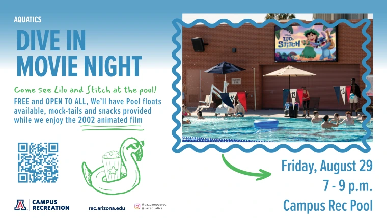Aquatics Dive In Movie Flyer Aug. 2025