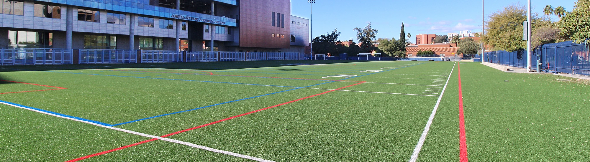 Bear Down field at UArizona, stadium in background