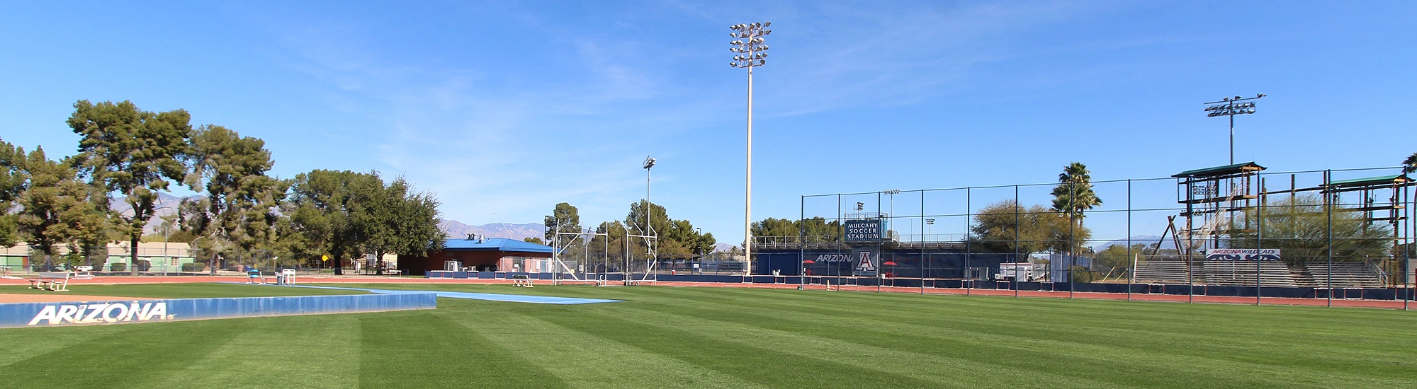 Rincon Vista Fields at UArizona, Challenge Course visible in background