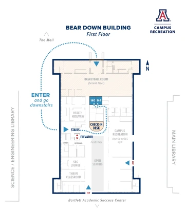 Reflection Rooms Map