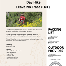 Day Hike - LNT