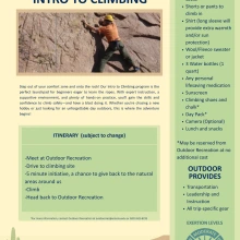 Intro to Climbing
