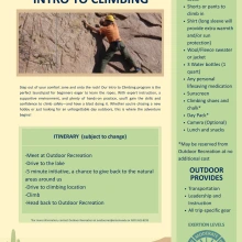 Intro to Climbing