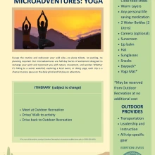 Microadventures Yoga