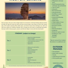 Multi-Day Climbing